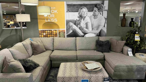 St. Cloud - Waite Park Slumberland Furniture sectional