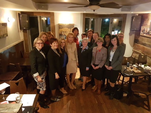 A group photo of one of the Women in Wealth Ottawa events