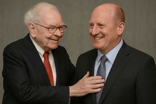 Warren Buffett (left) & Eitan Wertheimer (right)
