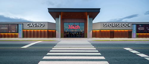 The Nash Casino entrance in Nashua, New Hampshire.