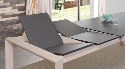 table céramique avec rallonges