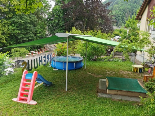 Comfort Duo: freistehende Markise, 2x 3.5m Ausladung bei einer Breite von 6m