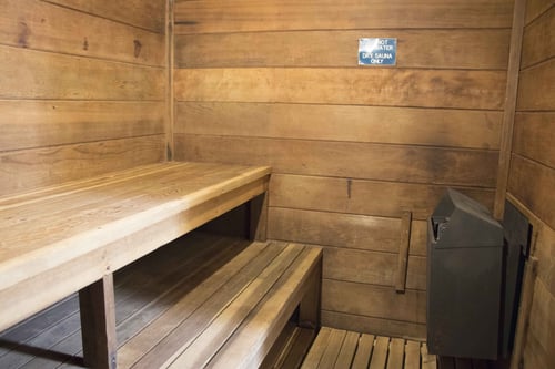 Dry Sauna at Kimberly Club Apartments in Davenport, IA 52807
