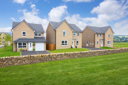 External street scene at Saxon Dene