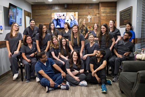 Team photo of Advanced Dental Implant & TMJ Center – Experienced dental implant and TMJ specialists with caring support staff