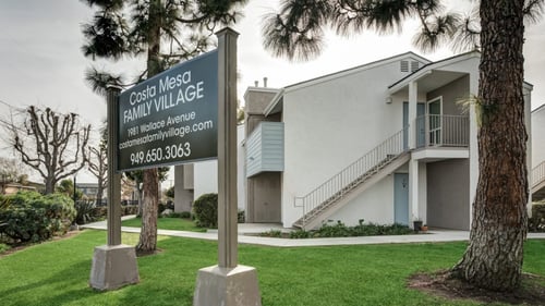 Building view at Costa Mesa Family Village