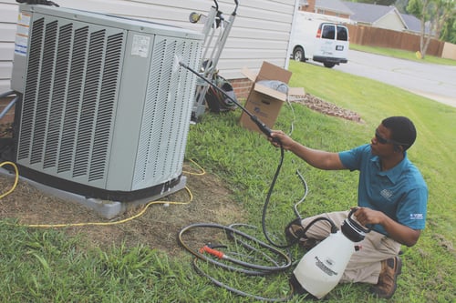 cleaning heat pump
