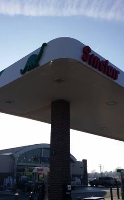 Sinclair Gas Station Fueling Island