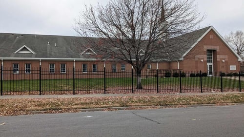 Front of the church from Brooklyn Ave. Church of Jesus Christ of Latter-Day Saints