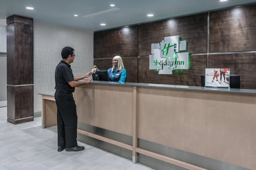 The Front Desk where expert and friendly staff are ready to help.