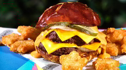 No Pants Burger and Tots