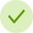 BlueFrog Checkmark Icon Light Green Var.