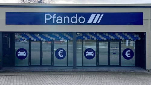 Außenansicht Pfando Filiale Chemnitz