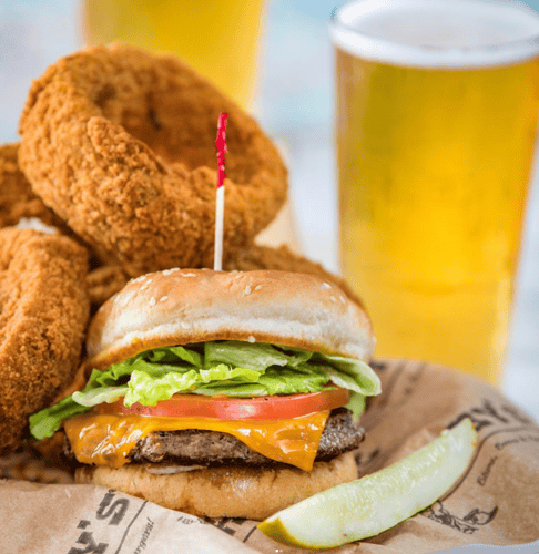 World Famous Huey's Burger