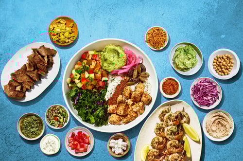 Luna Grill Build Your Own Bowl