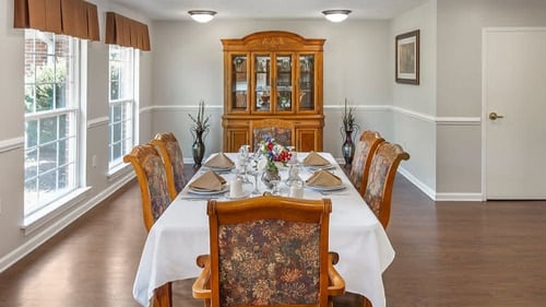 Brookdale Burlington Assisted Living Community Privat Dining Room