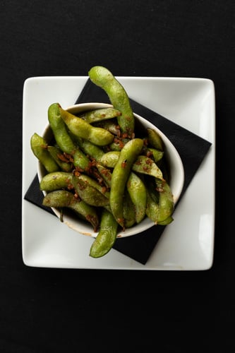 Edamame served at Hanabi Hibachi & Sushi on Main Street in Columbia, South Carolina