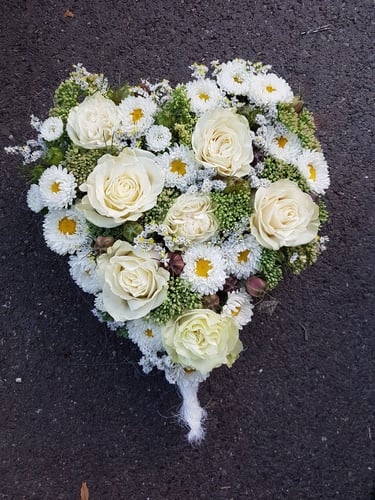 Blumenherz weiss