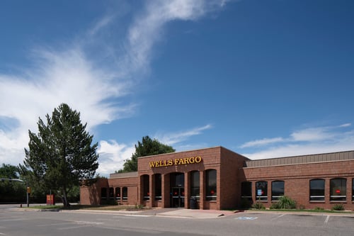 Retail space for lease in Englewood, Colorado, Wells Fargo