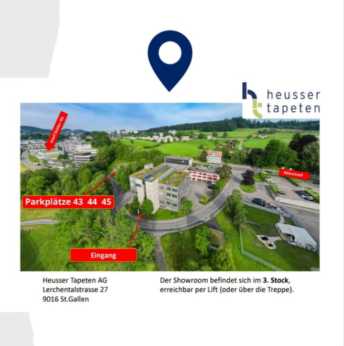 Heusser Tapeten AG, Lerchentalstrasse 27, St. Gallen