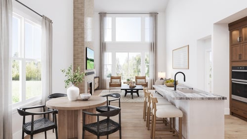 Thoughtfully designed open-concept layouts