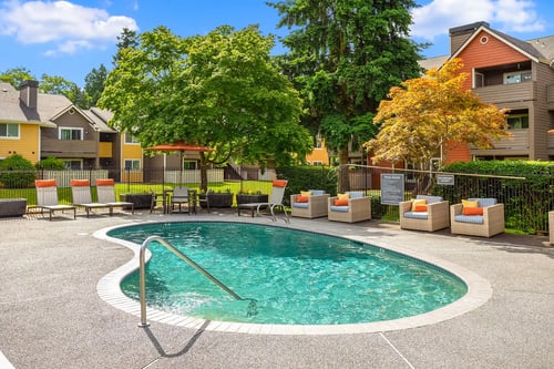 Resort-style Pool at Bower Village in Kent, WA