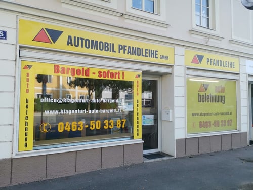 Automobil Pfandleihe GmbH - Autobelehnung - Außenansicht