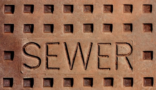 Image of a sewer drain
