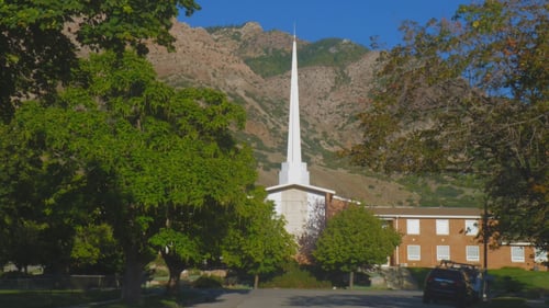 Utah Ogden Rock Cliff Meetinghouse of The Church of Jesus Christ of Latter-day Saints