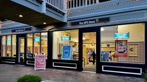 Storefront of The UPS Store in Carmel, CA