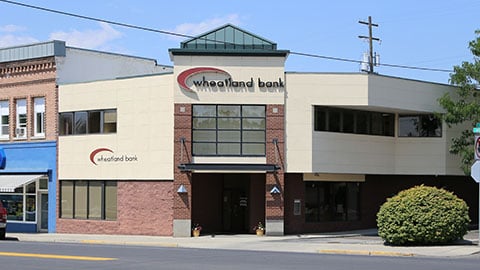 Wheatland Bank branch in Davenport,WA