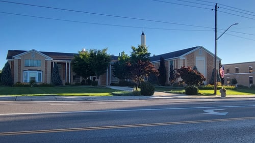 Castle Dale Stake Center on Main Street, Castle Dale Utah.