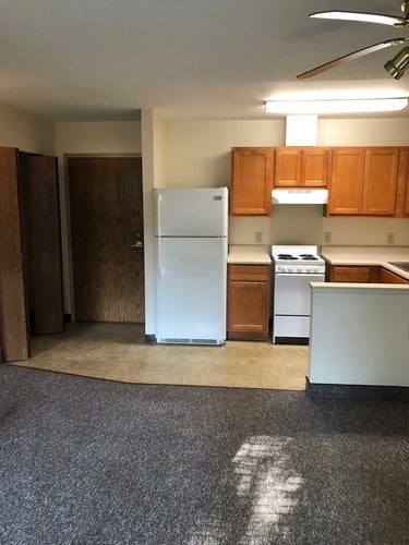 Kitchen at Edinlake Apartments in Edinboro, PA