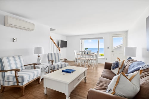 An interior of a Hightide room at Chatham Tides