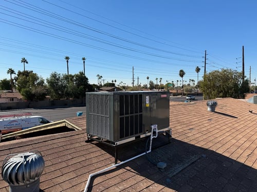 Installing a packaged rooftop HVAC unit