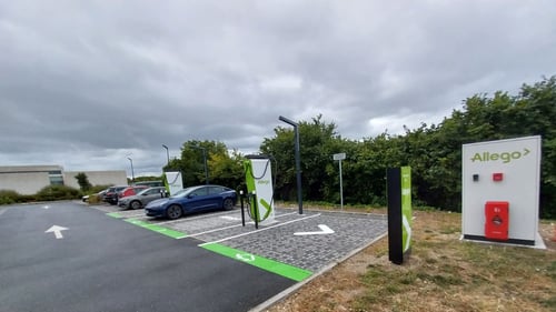 EV charging station Allego Cognac