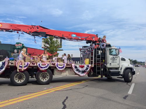 Hometowne Building Supply 4th of July Float