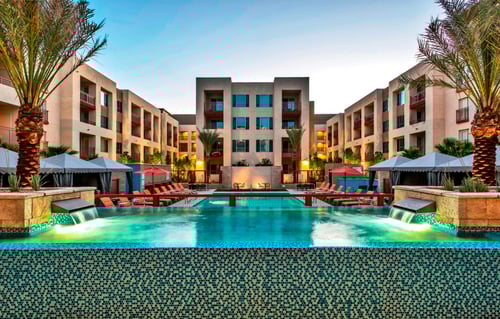 Resort pool at Elevation on Central