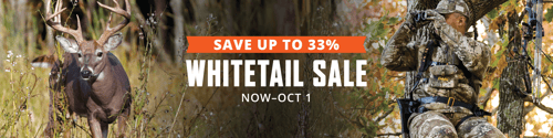 Save up to 33% at the Cabela's Whitetail Sale