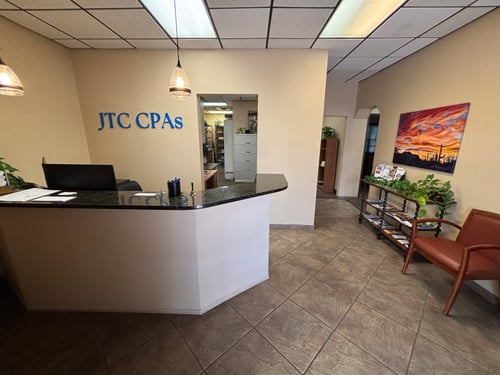 Interior Front Desk Reception Tucson Arizona Branch Location
