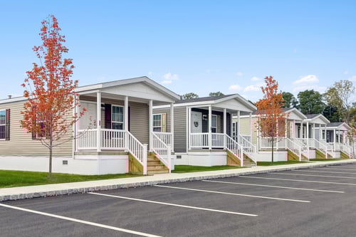 Manufactured homes in Bayshore community
