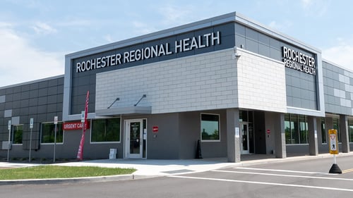 Exterior of Rochester Regional Health Urgent Care in Penfield