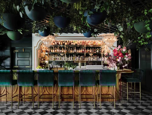 Lutie's Bar Seating - Cocktails - Austin, Texas