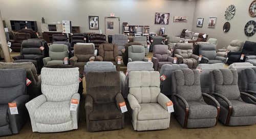 Tomah Slumberland Furniture recliner section