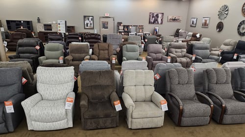 Tomah Slumberland Furniture recliner section