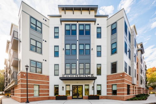 Exterior view at The Lawrence, New Jersey, 07054