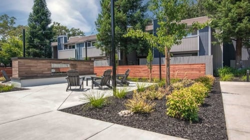 Building exterior at Willow Grove Apartments, Sacramento, CA 95825