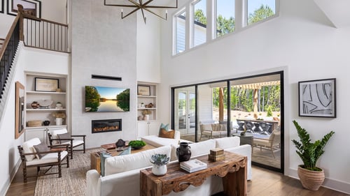 Expansive great rooms ideal for entertaining