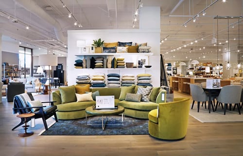 Room & Board Austin store interior