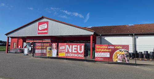 Außenansicht Sonderpreis Baumarkt, Am Stadion 2 in Braunsbedra